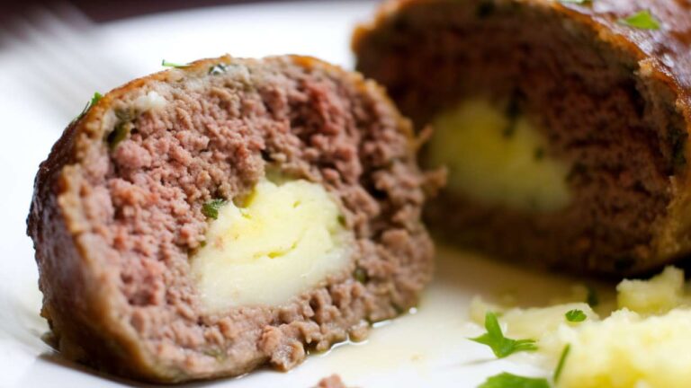 Receita de Bolo de carne com purê - Temperos Prático