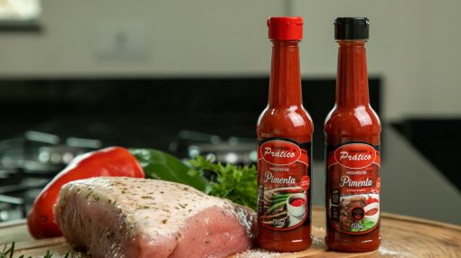 Molho de pimenta e molho de pimenta extra forte - Temperos Prático