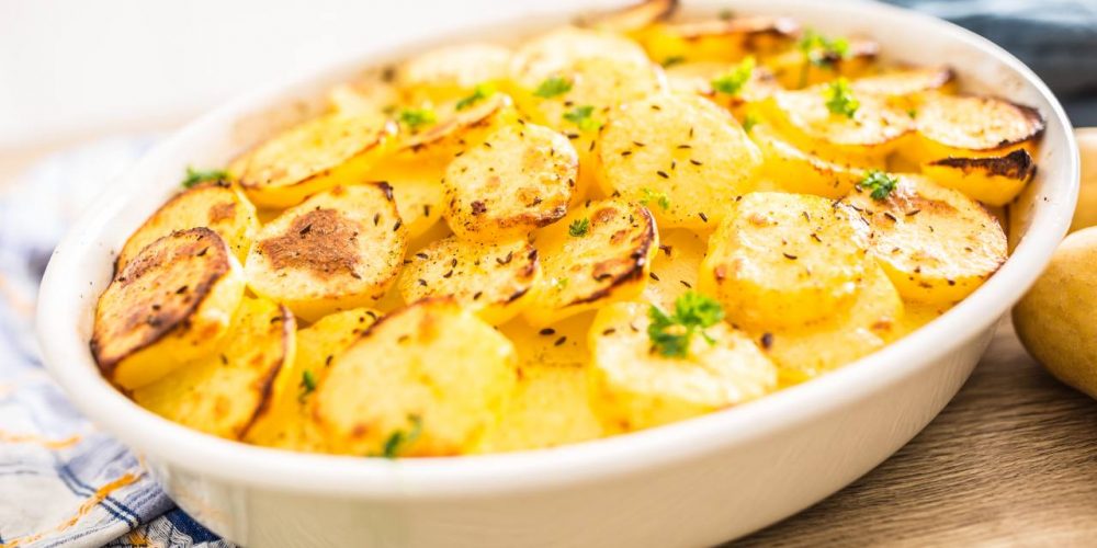 Receita de Batatas gratinadas - Temperos Prático